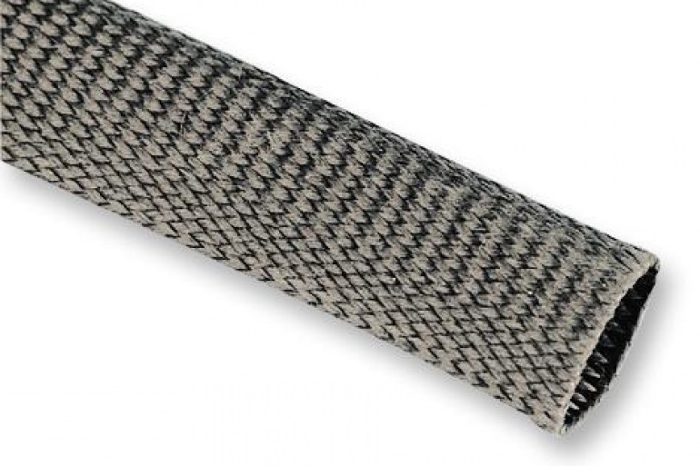 1 Metre Various Lengths Black Silicone Coated Glass Braid Insulating Sleeving SD350 20mm Bore